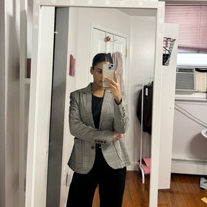 Plaid Blazer